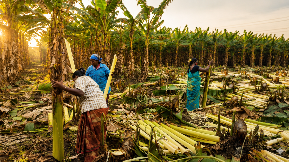 From Waste to Worth: How Banana Bark Became One of Design's Most Versatile Materials - Greenkraft