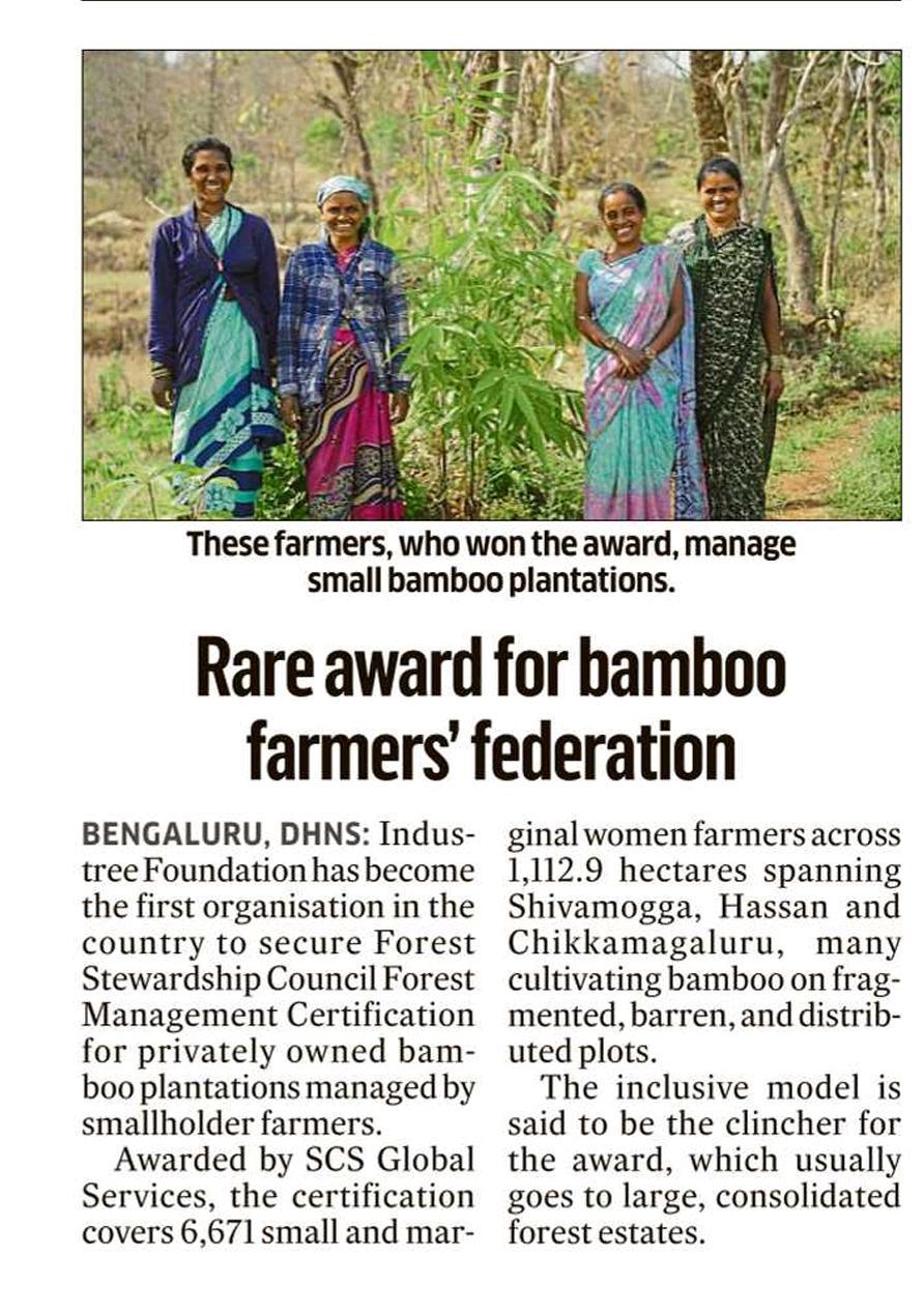 India's First FSC® Forest Management Certification for Smallholder Bamboo Farmers (June 2026) - Greenkraft