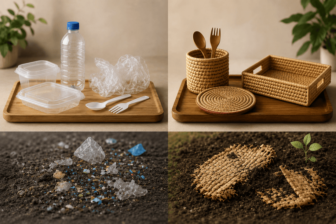 Plastic vs. Natural Materials: What Happens After a Product's Life Ends - Greenkraft