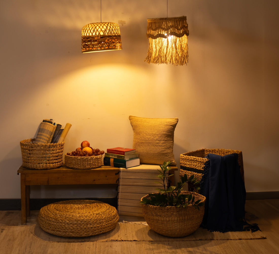 Sustainable Home Decor, Rooted in Nature: Bamboo, Banana Bark & Forest Leaves - Greenkraft