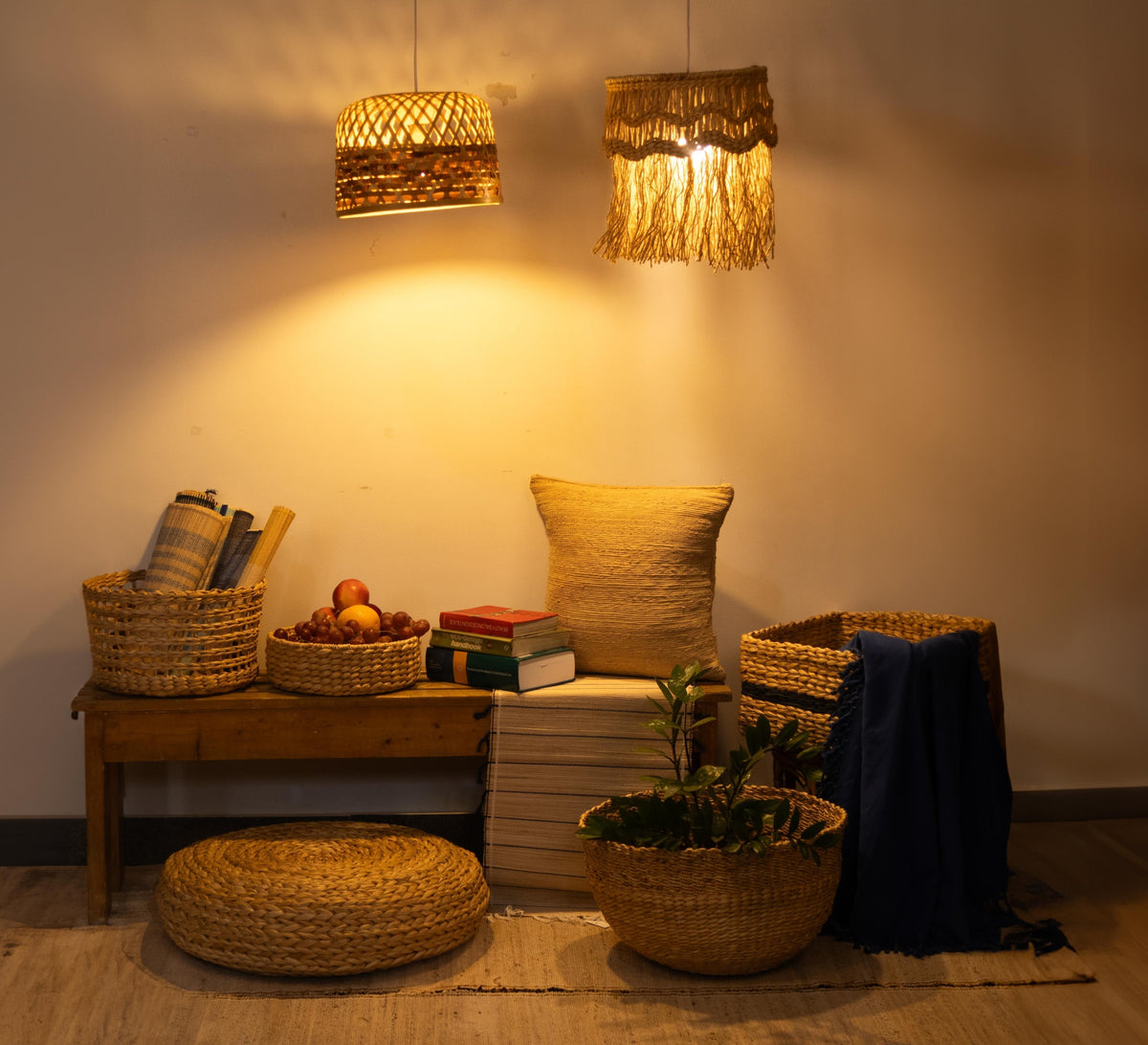 Sustainable Home Decor, Rooted in Nature: Bamboo, Banana Bark & Forest Leaves - Greenkraft