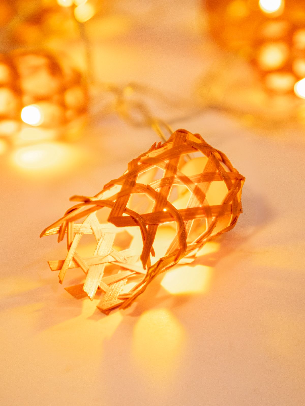 Bell Handcrafted bamboo String Light