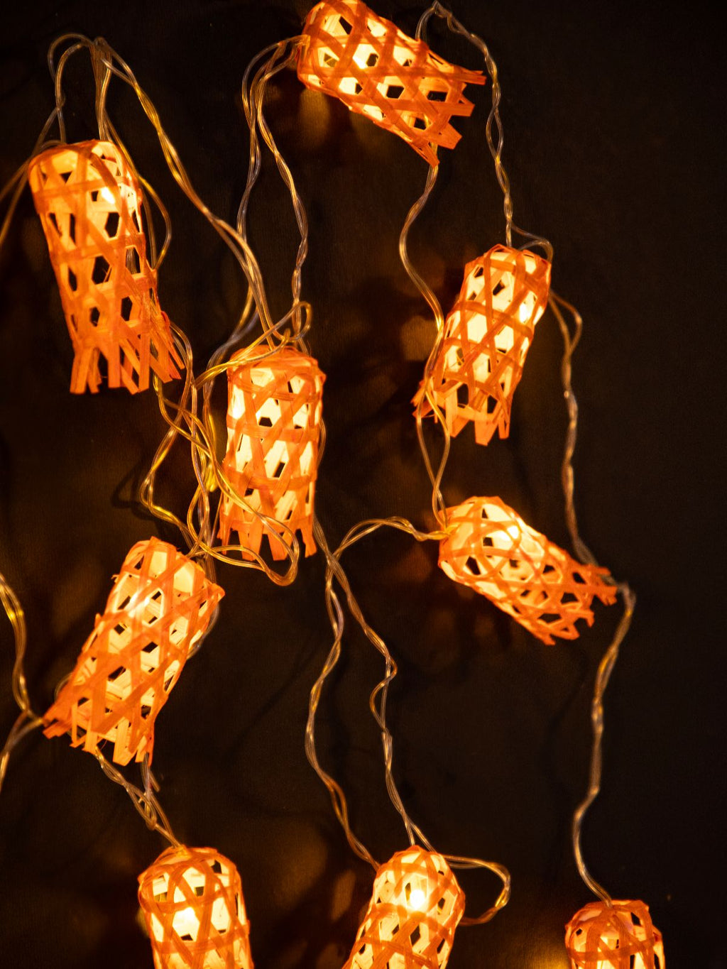 Bell Handcrafted bamboo String Light