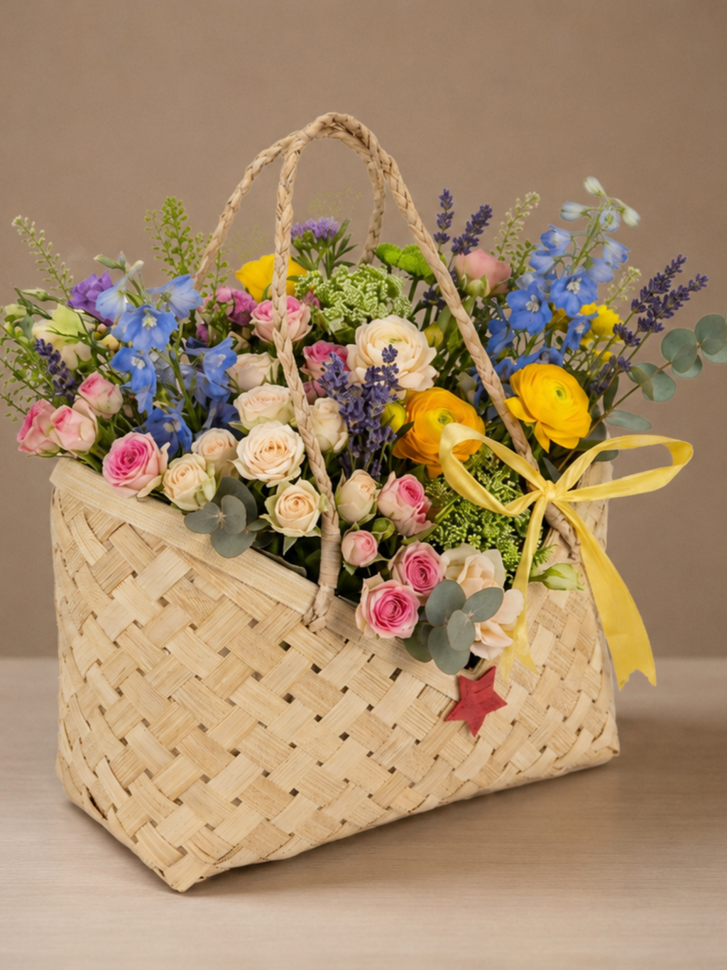 Totea Handcrafted Bamboo Basket