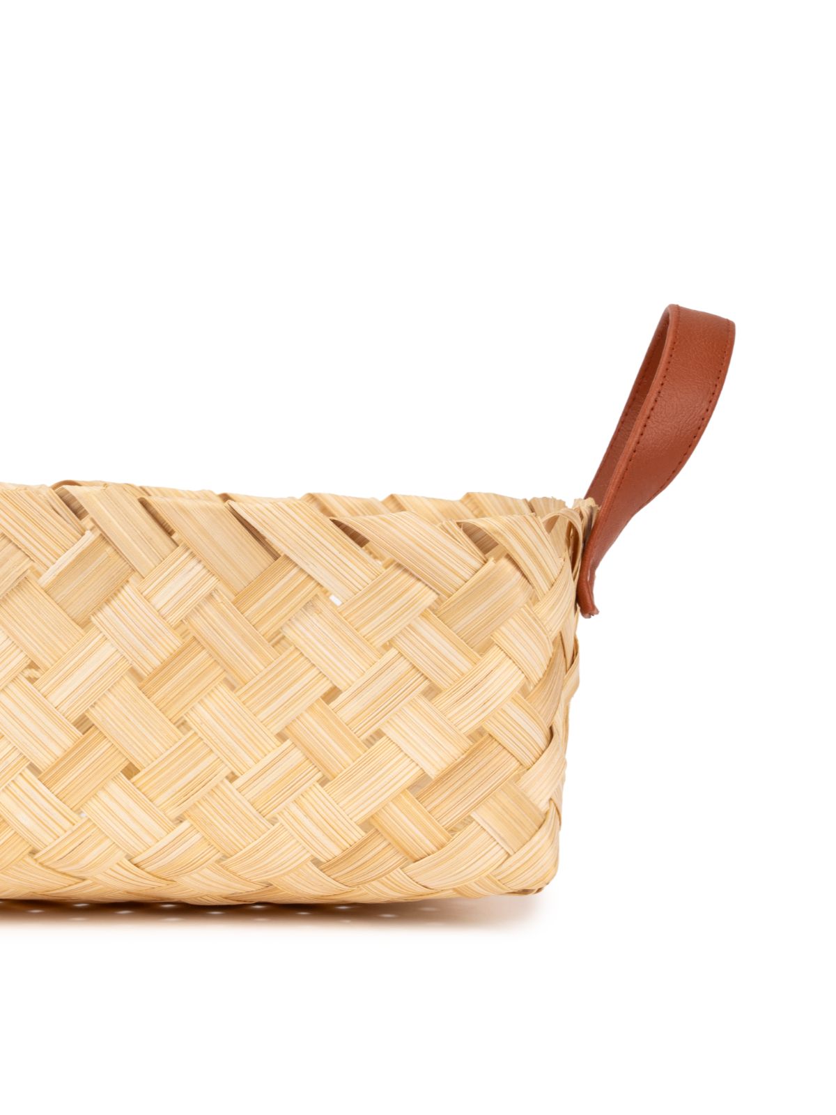 Veld Handcrafted Bamboo Basket with Handles