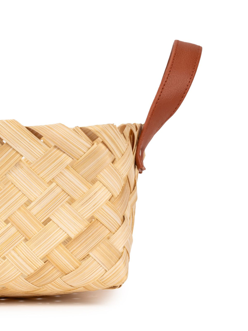 Veld Handcrafted Bamboo Basket with Handles