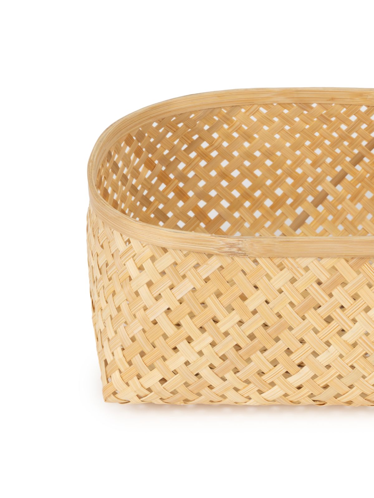 Elia Handcrafted Bamboo Basket - Large