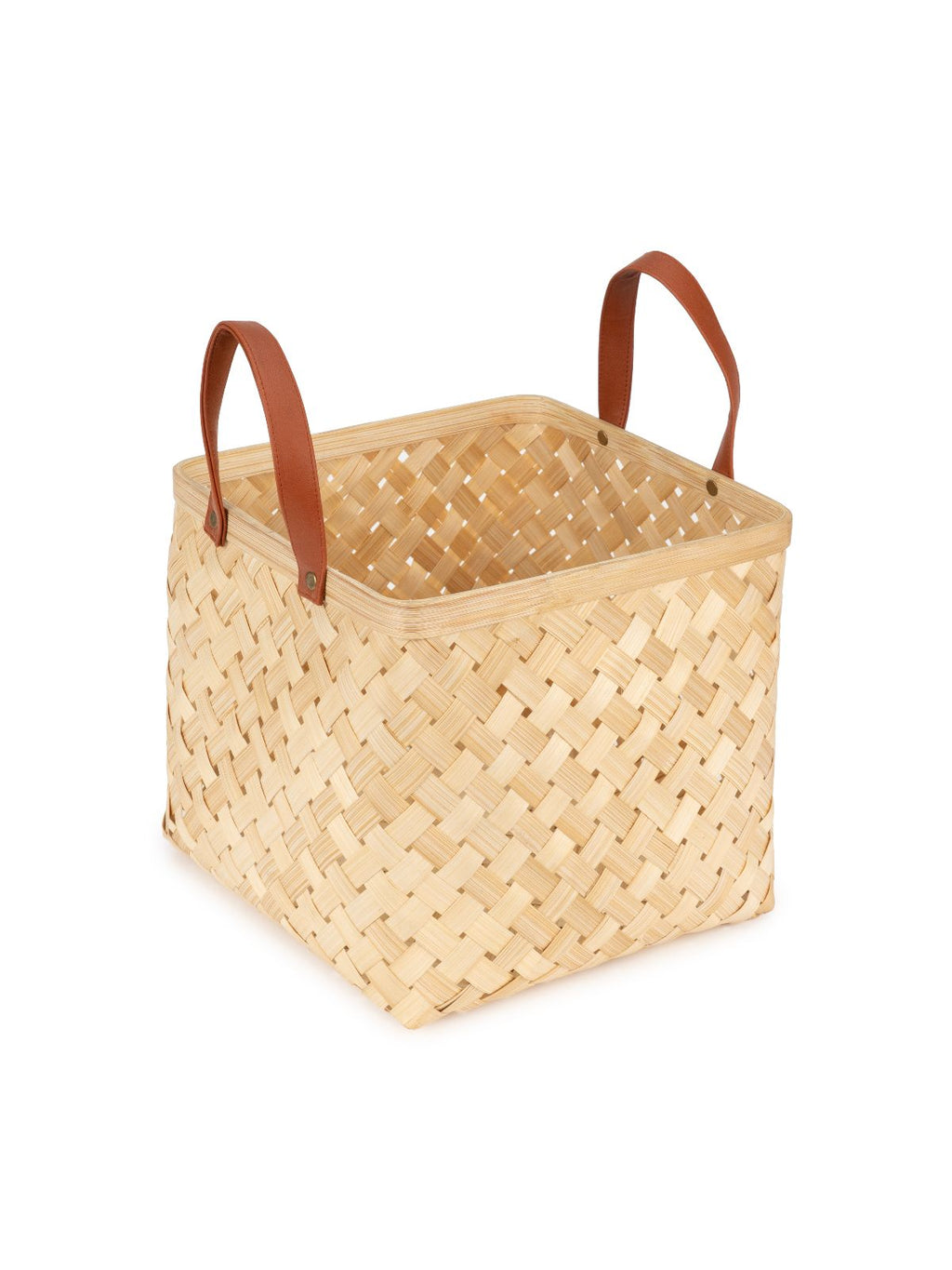 Eira Handcrafted Bamboo Basket - Large