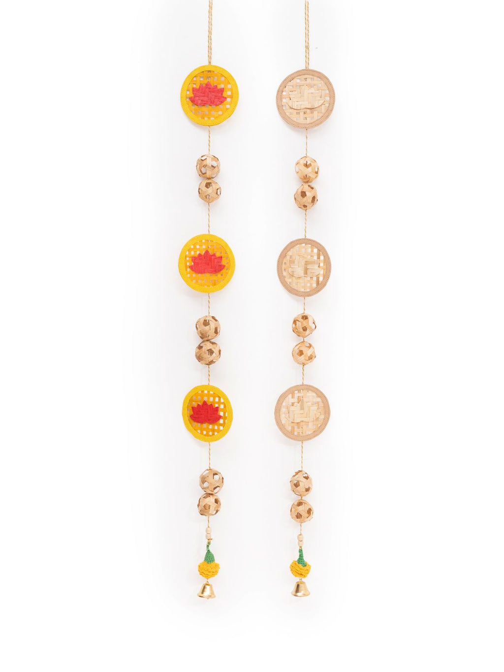 Neelkamal Handcrafted Bamboo Streamer - Set of 2