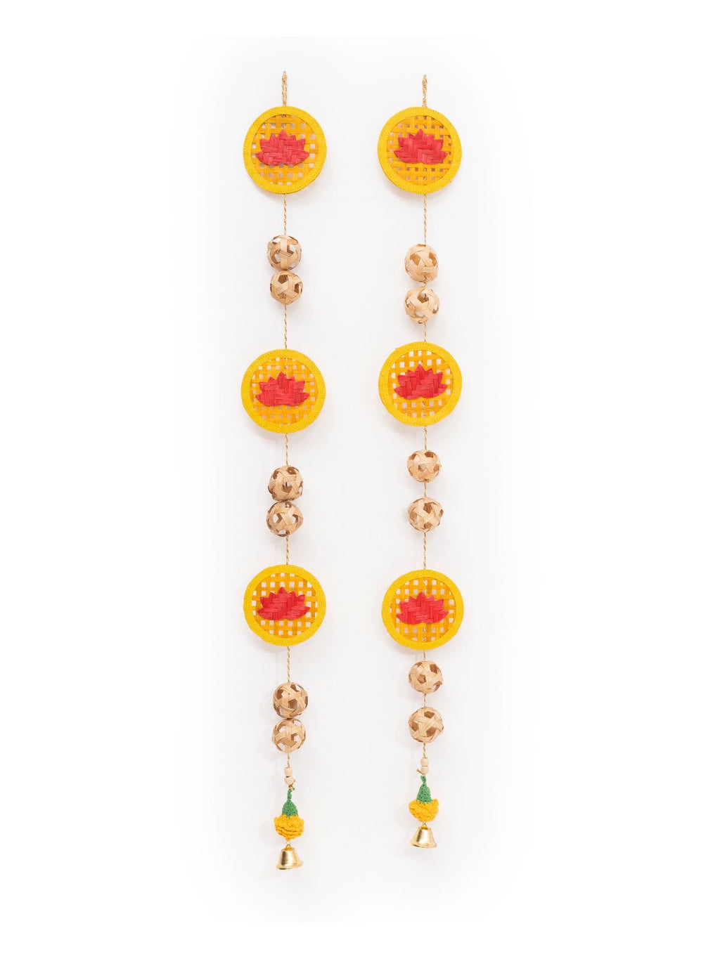 Neelkamal Handcrafted Bamboo Streamer - Set of 2
