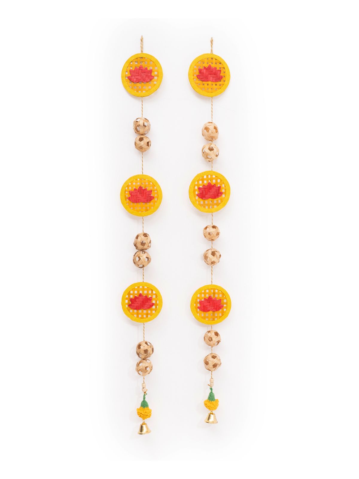 Neelkamal Handcrafted Bamboo Streamer - Set of 2