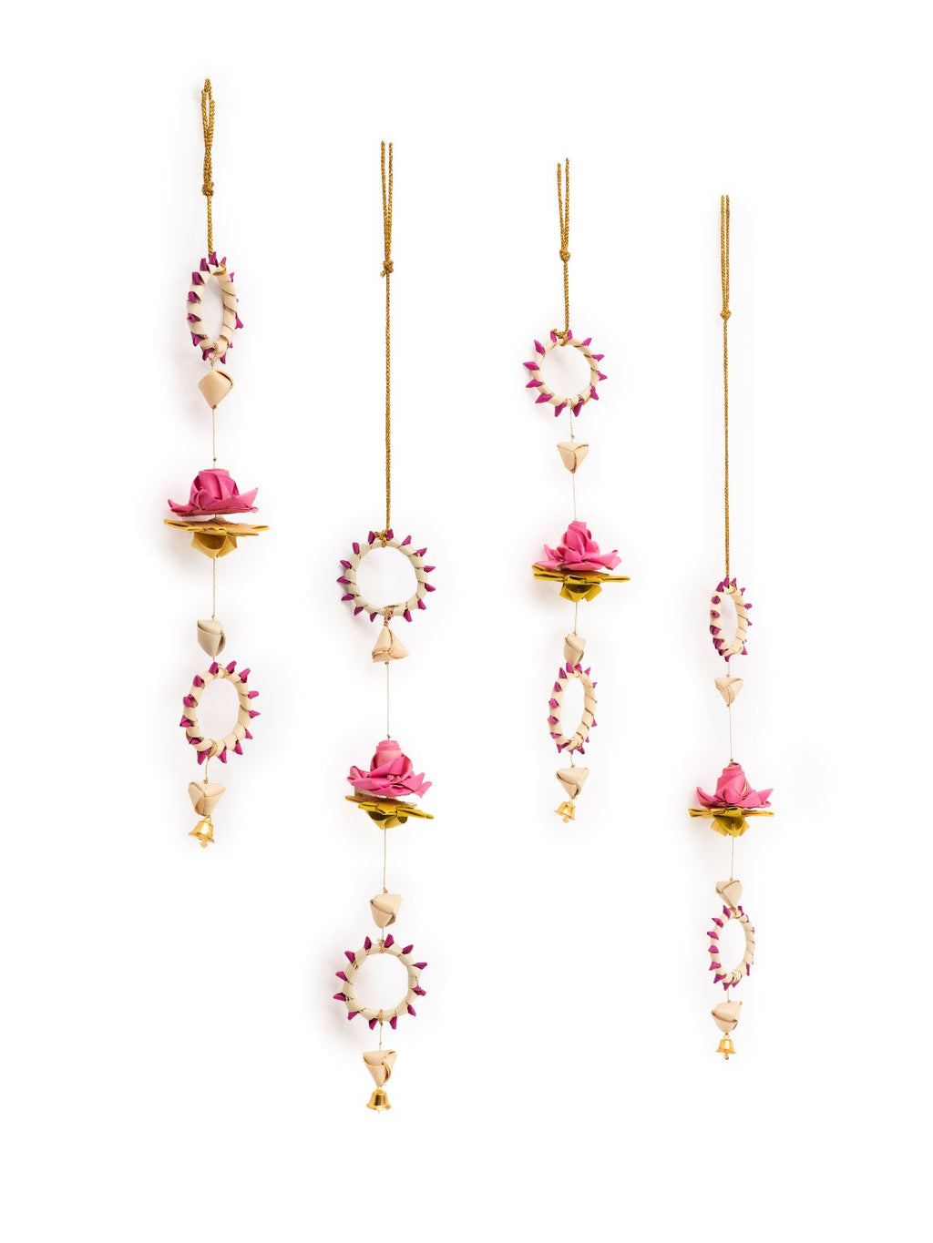 Pankhuri handcrafted Palm Leaf Hanging - Set of 2