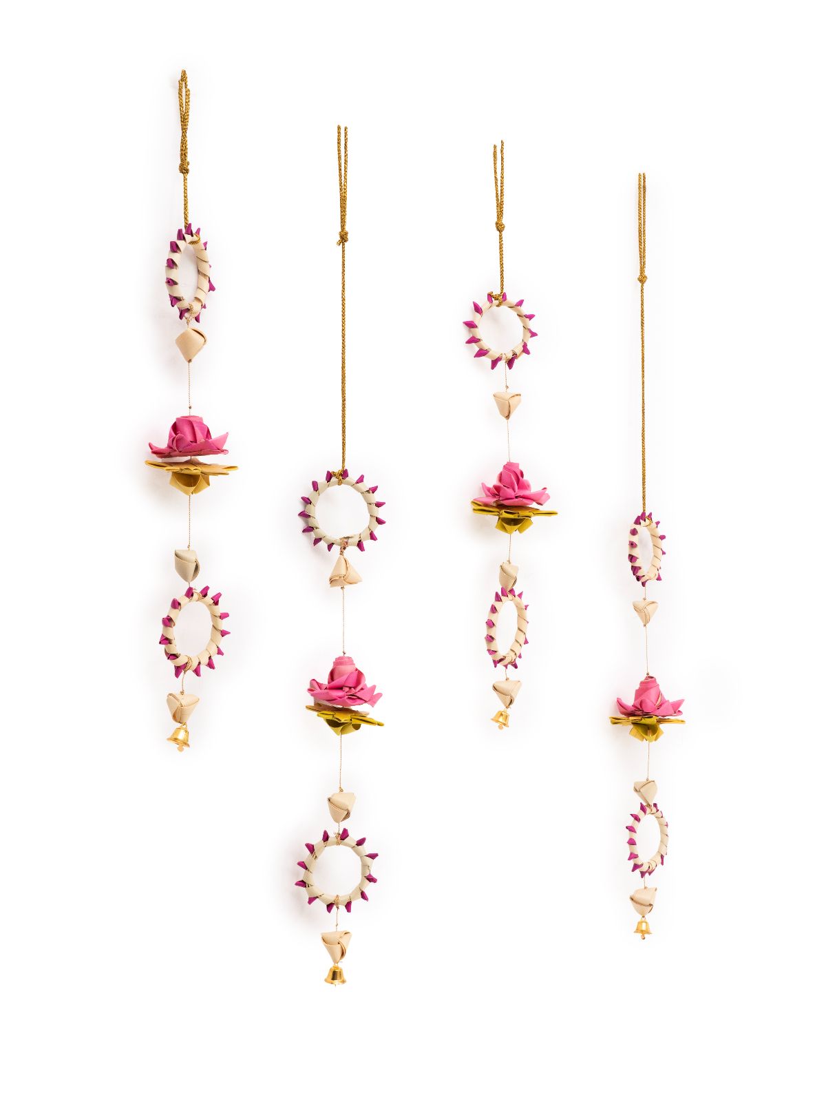 Pankhuri handcrafted Palm Leaf Hanging - Set of 2