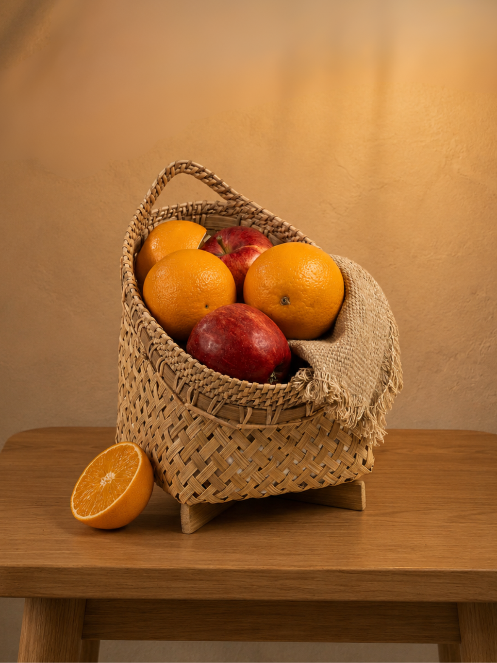 Evara Handcrafted Bamboo Basket