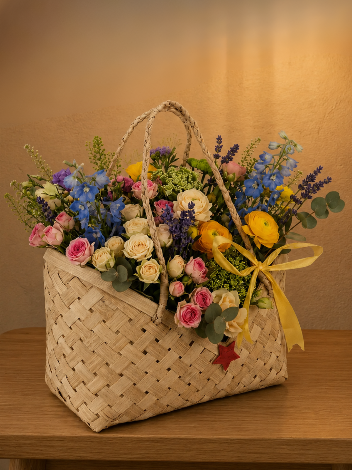 Totea Handcrafted Bamboo Basket