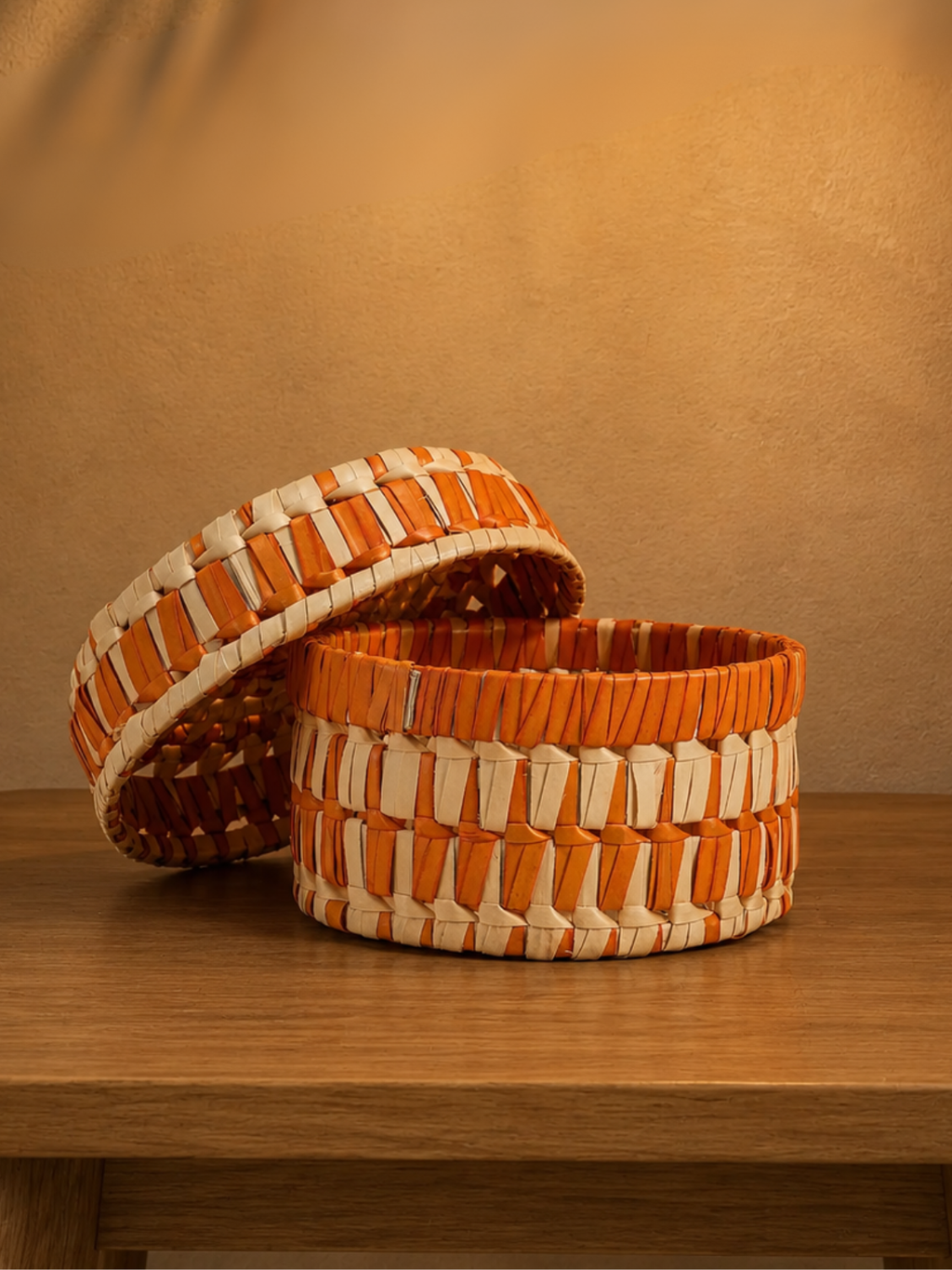 Velora Handcrafted Palm Leaf Box