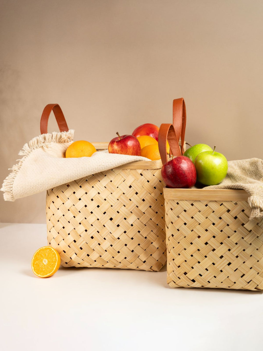 Eira Handcrafted Bamboo Basket - Large