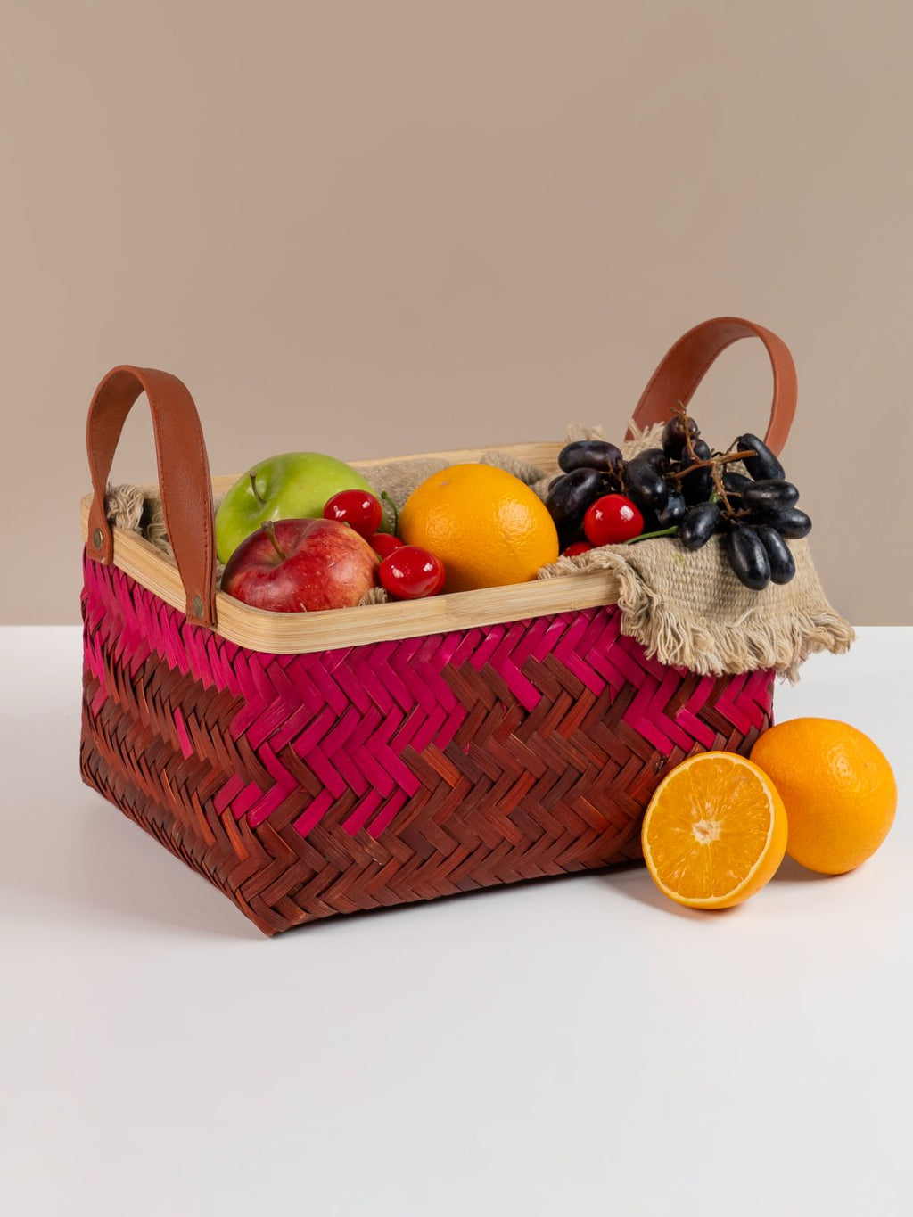 Blush Handcrafted Bamboo Tray - Medium