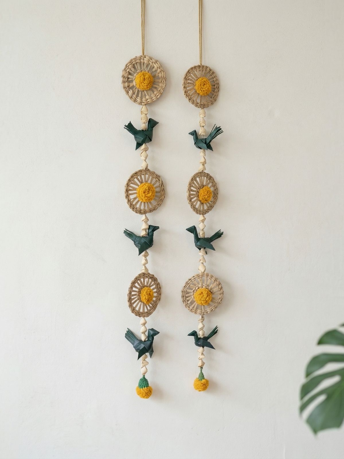 Pakshi Handcrafted Chamba Streamer - Set of 2