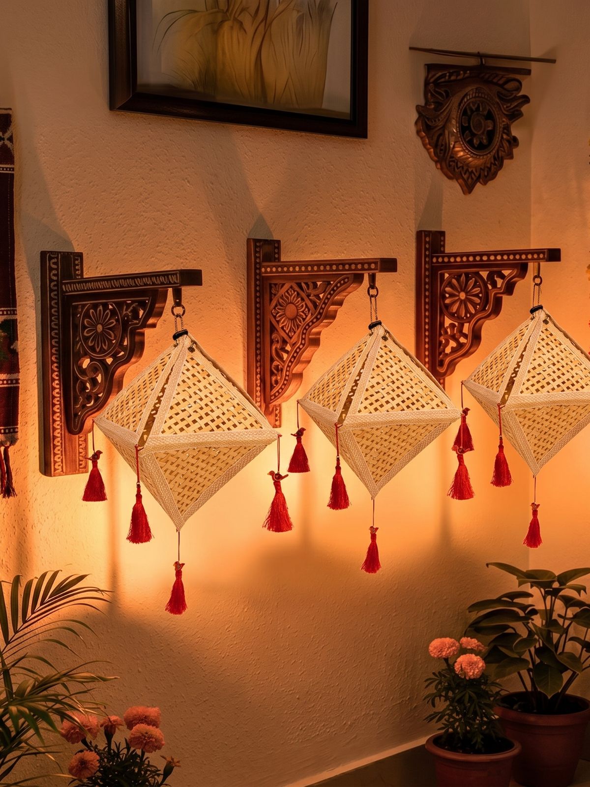 Jhoomar Handcrafted Bamboo Lantern