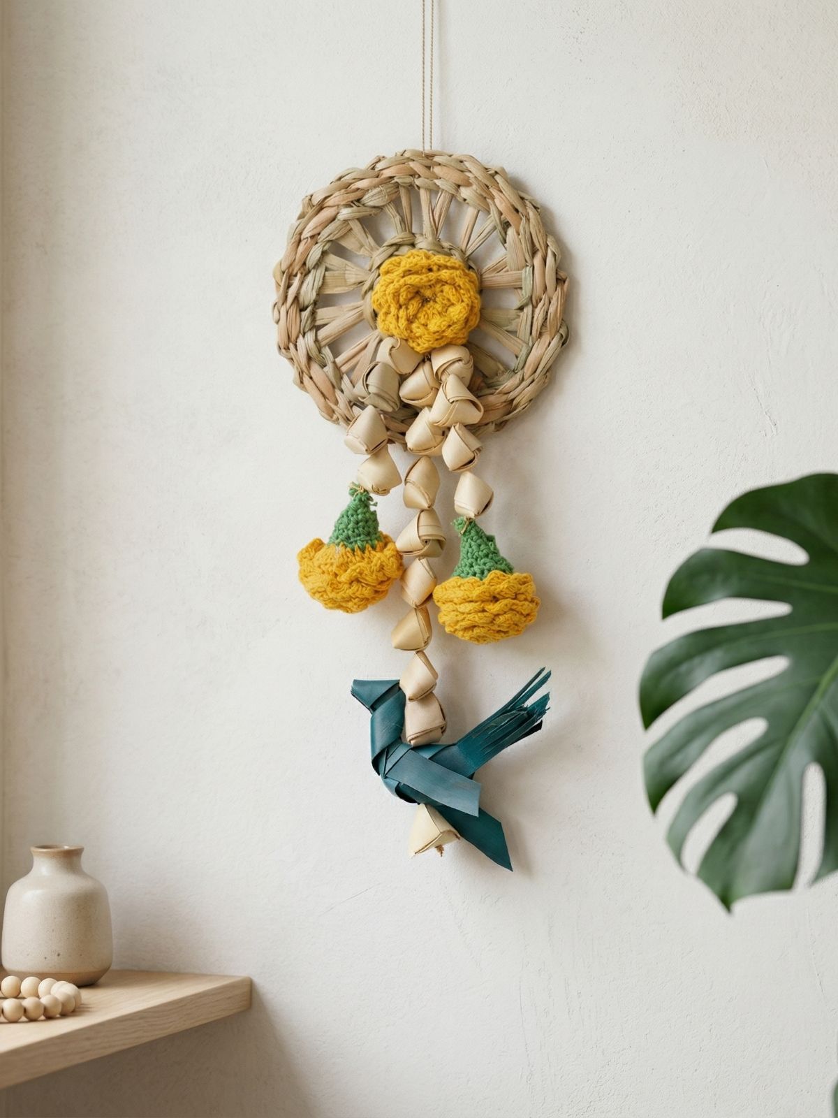Vihang Handcrafted Chamba Hanging - Set of 2