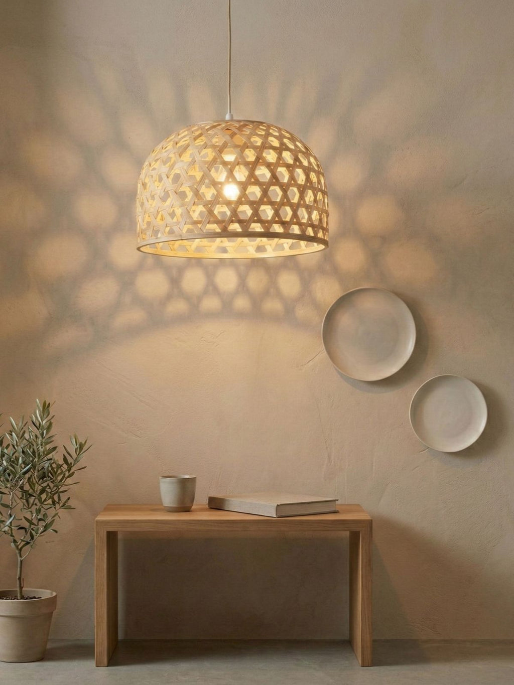 Elara Handcrafted Bamboo Lampshade