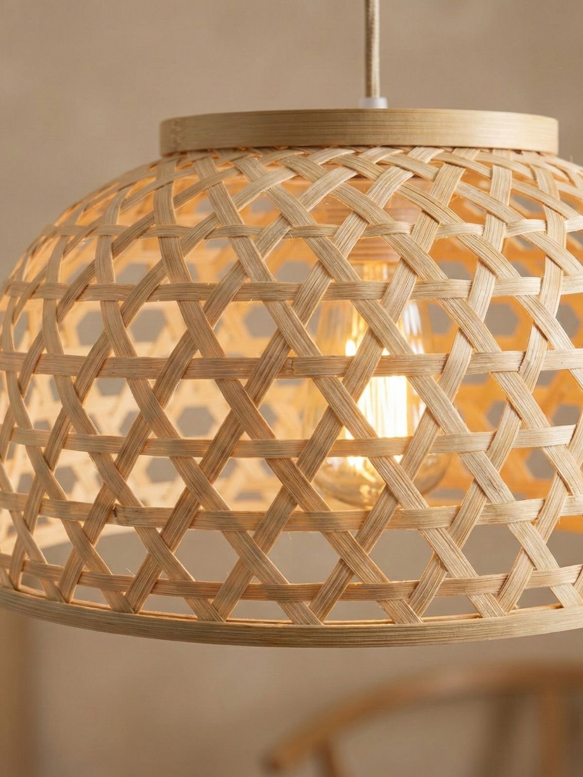 Elara Handcrafted Bamboo Lampshade