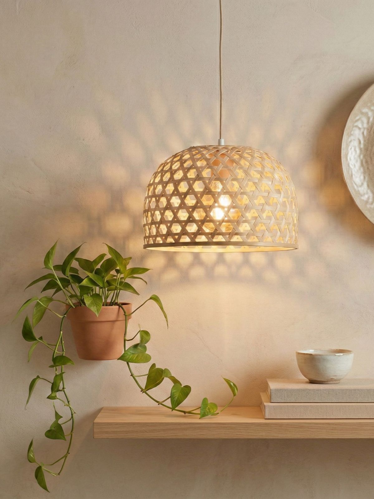 Elara Handcrafted Bamboo Lampshade