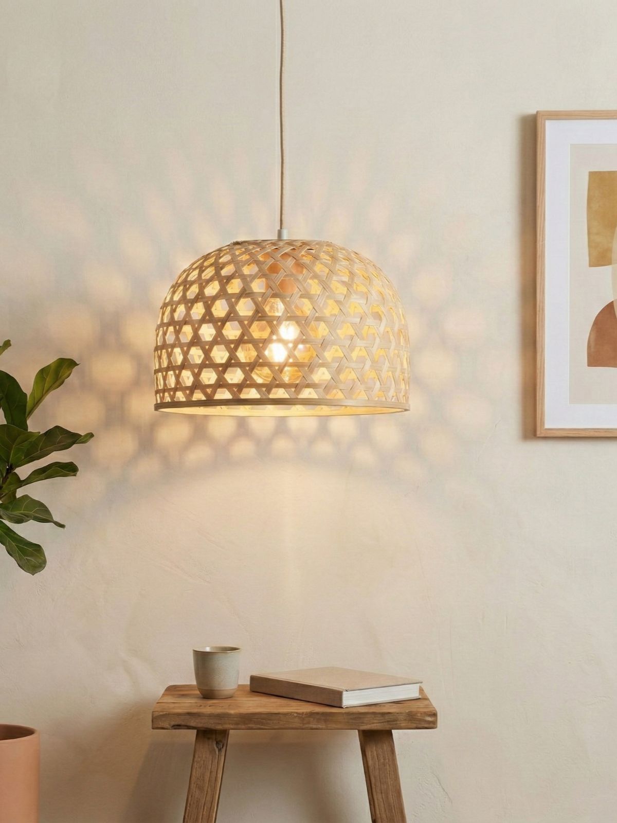 Elara Handcrafted Bamboo Lampshade