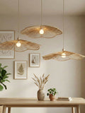 Petal handcrafted Banana Bark Lampshade