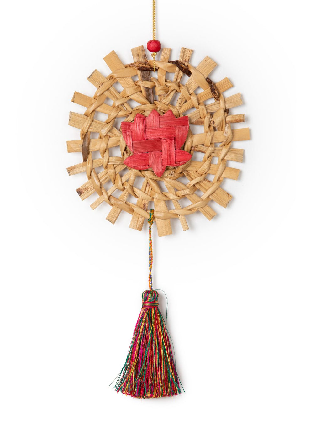 Mandala Lotus Handcrafted Banana Hanging - Set of 2