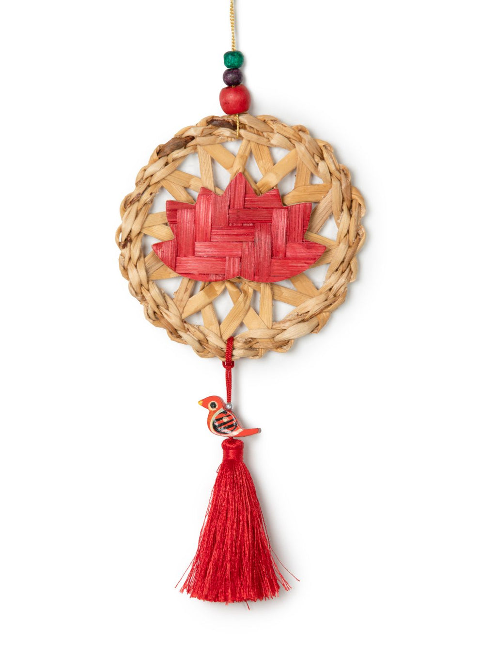 Chakra Lotus Handcrafted Banana Hanging - Set of 2