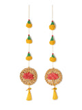 Marigold Lotus Handcrafted Banana Hanging - Set of 2