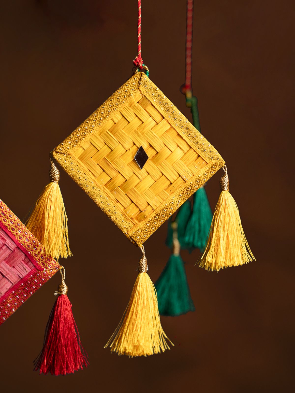 Patang Handcrafted Bamboo Hanging - set of 3