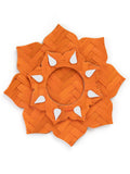 Sitara Handcrafted Bamboo Rangoli Multicolor - Set of 2