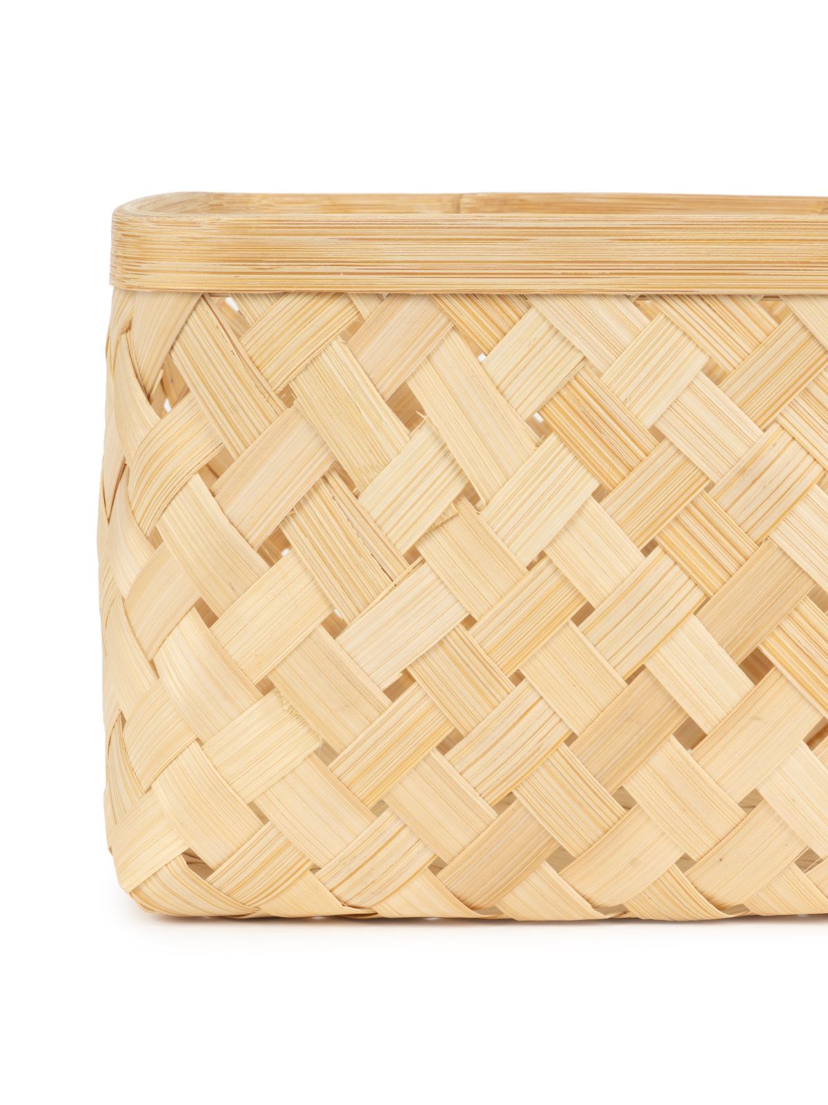 Aurea Handcrafted Bamboo Basket - Large - Greenkraft