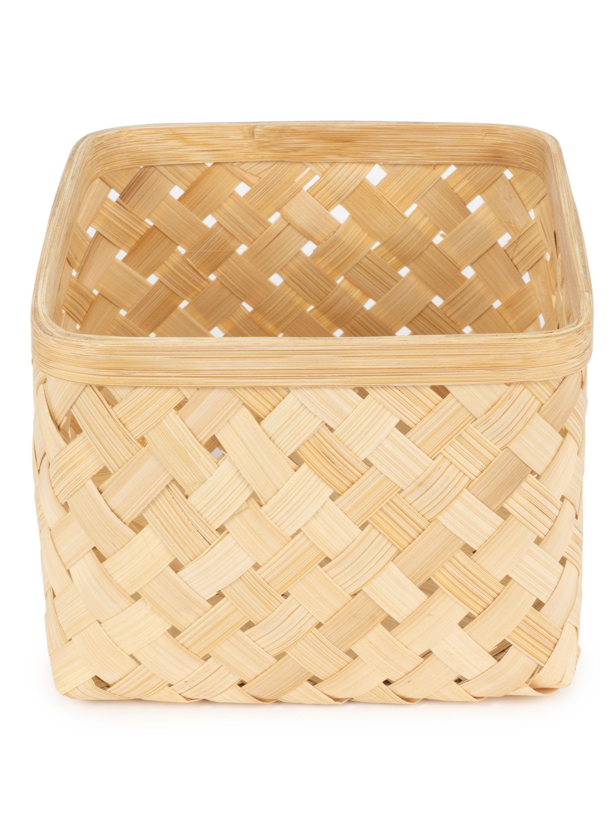 Aurea Handcrafted Bamboo Basket - Large - Greenkraft
