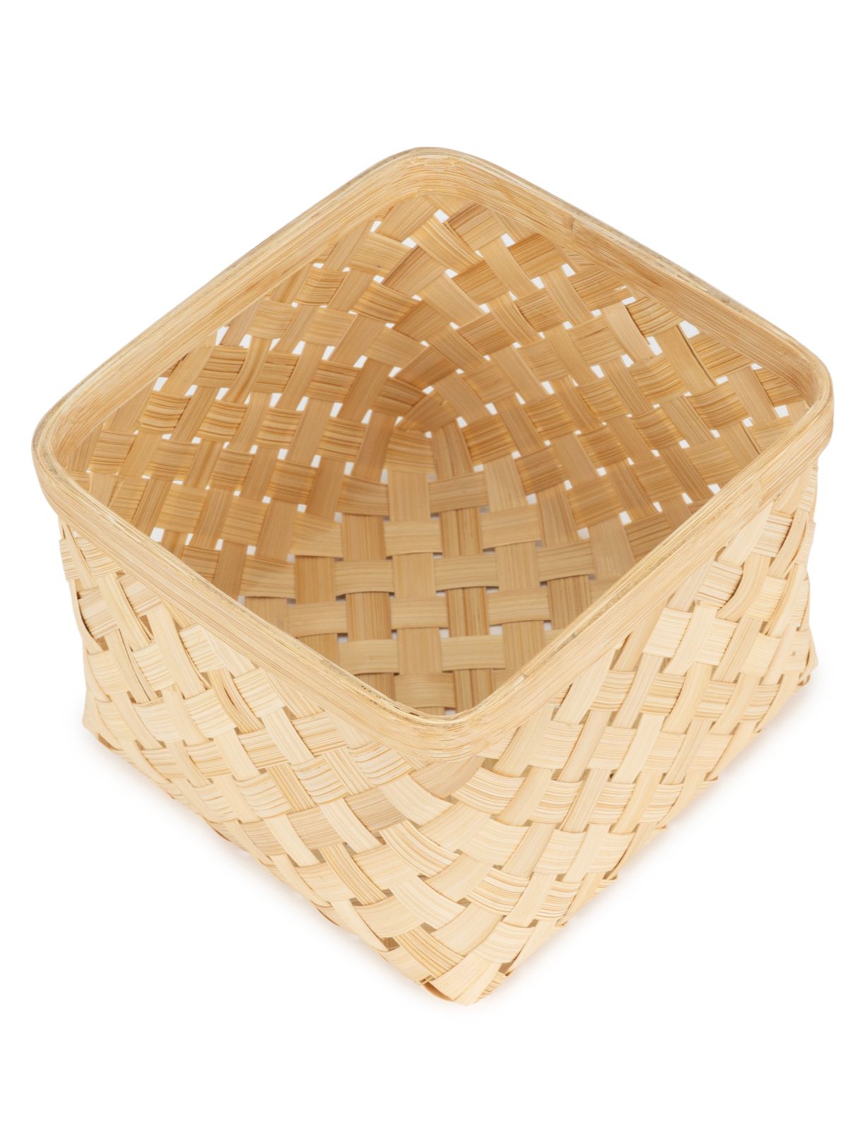 Aurea Handcrafted Bamboo Basket - Large - Greenkraft