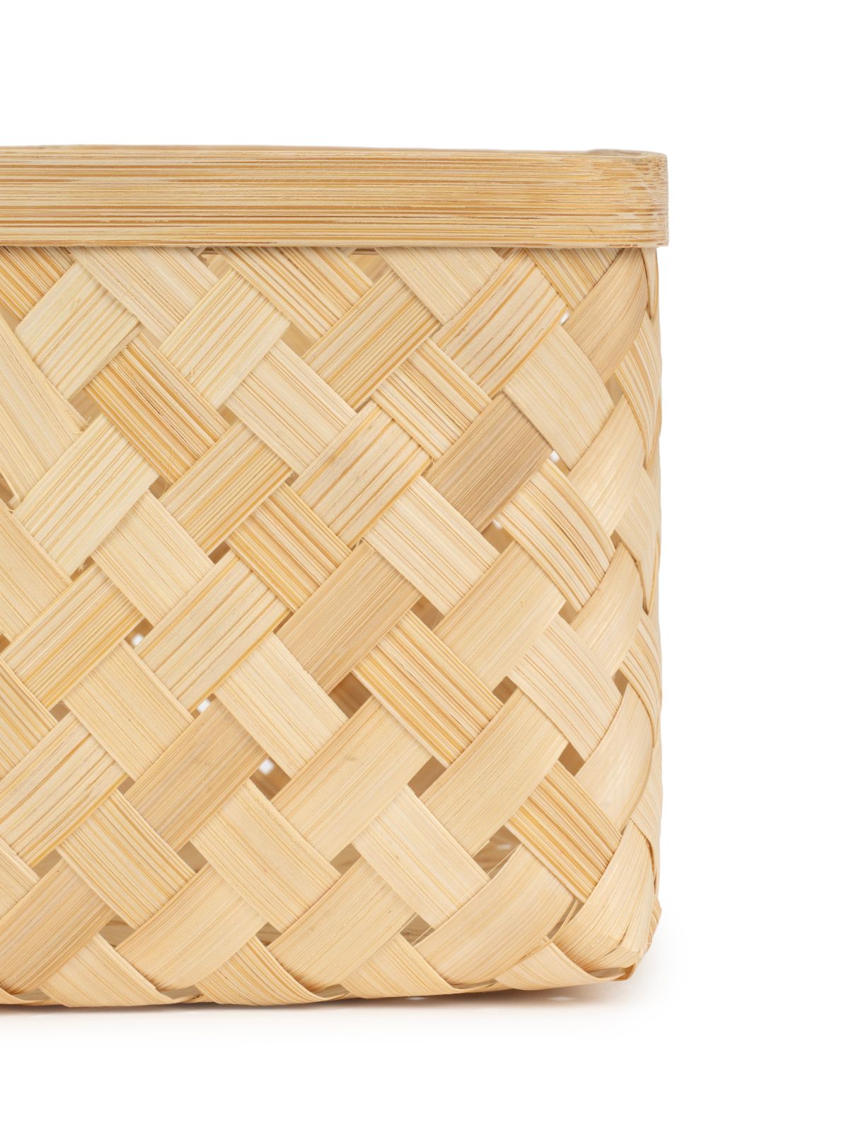 Aurea Handcrafted Bamboo Basket - Large - Greenkraft