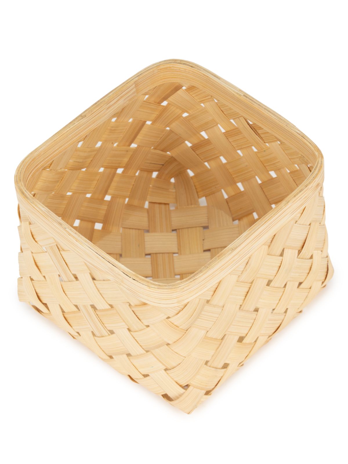 Aurea Handcrafted Bamboo Basket - Medium - Greenkraft