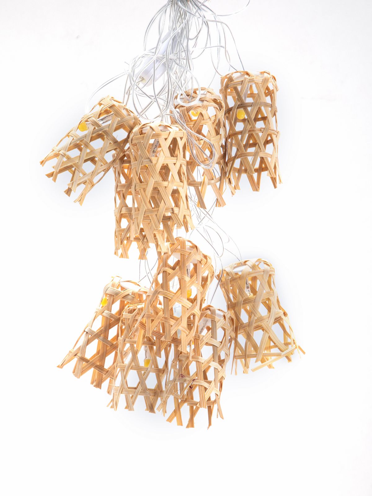 Bell Handcrafted bamboo String Light - Greenkraft