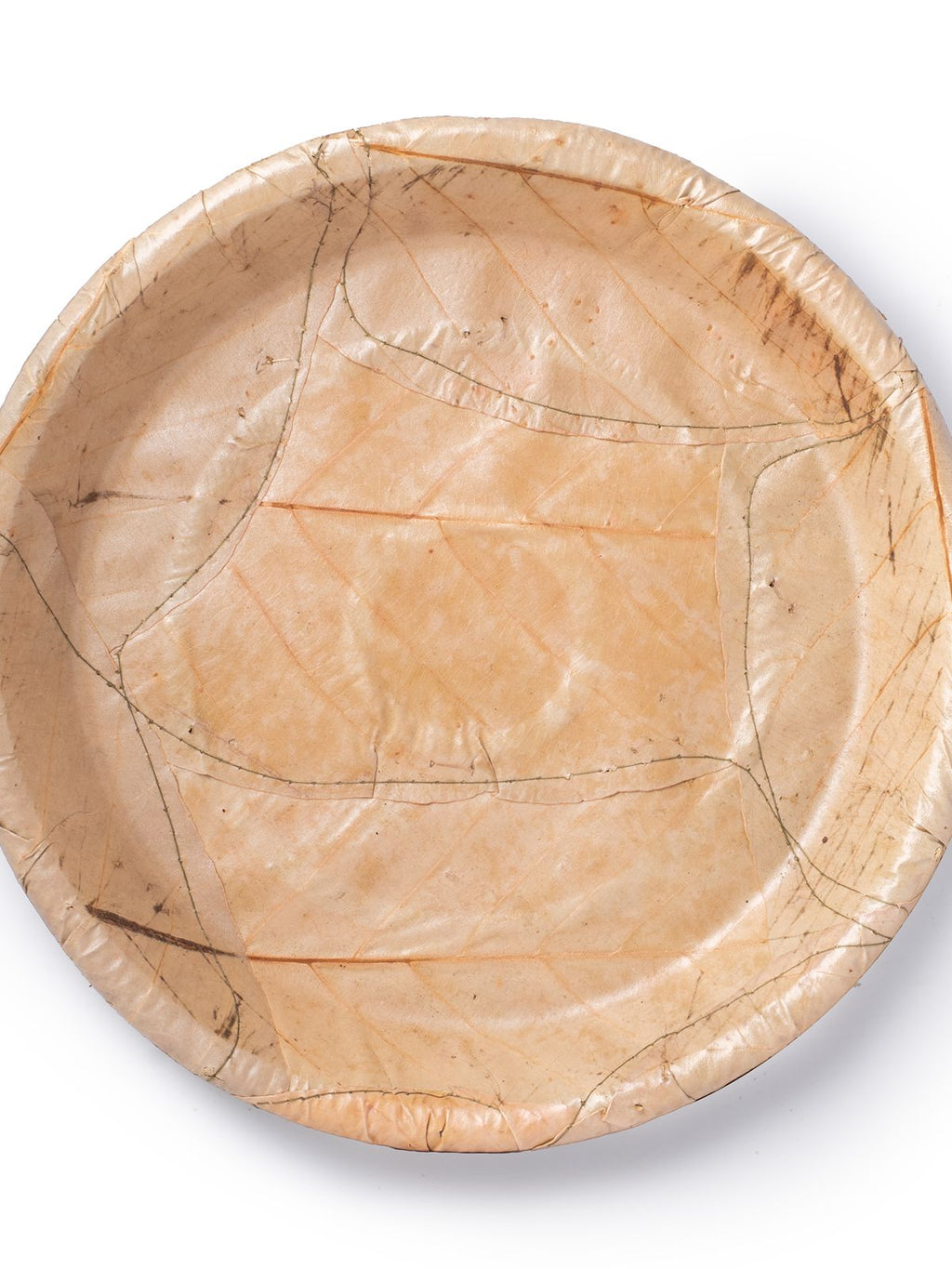 Biodegradable Multilayered Sal Leaf Round Plate - 20Pcs | 12 Inches - Greenkraft