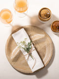 Biodegradable Multilayered Sal Leaf Round Plate - 20pcs | 8 Inches - Greenkraft