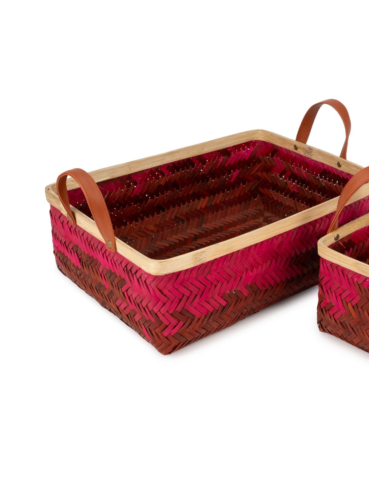 Blush Handcrafted Bamboo Tray - Large - Greenkraft