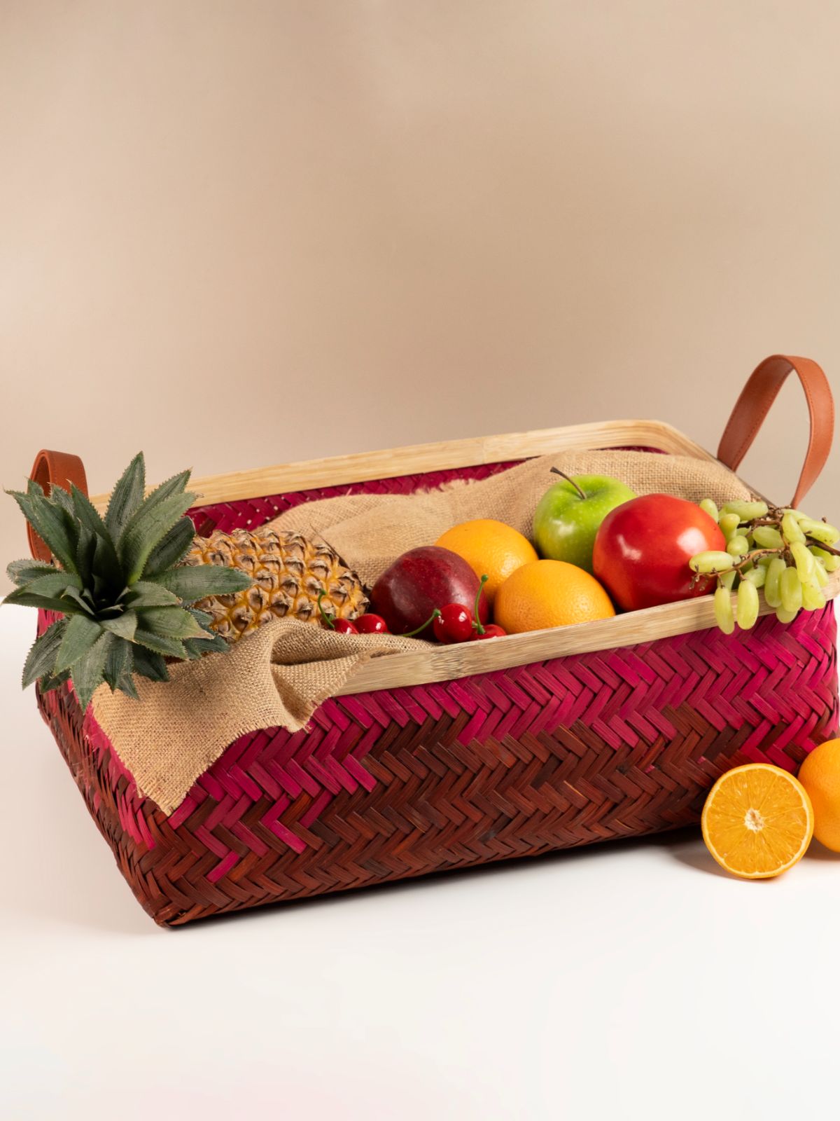 Blush Handcrafted Bamboo Tray - Large - Greenkraft