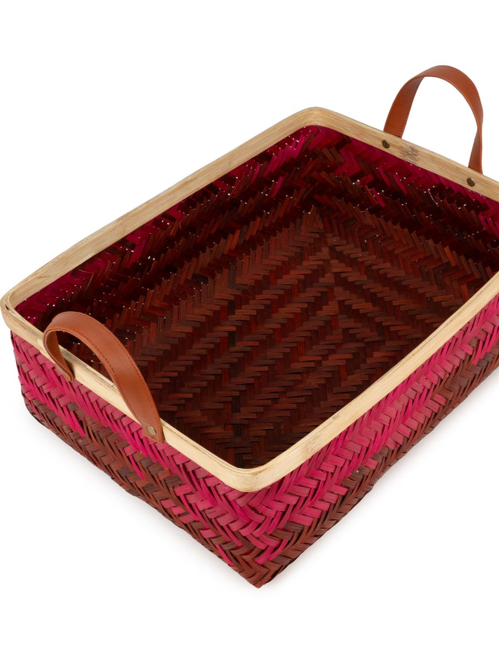 Blush Handcrafted Bamboo Tray - Large - Greenkraft