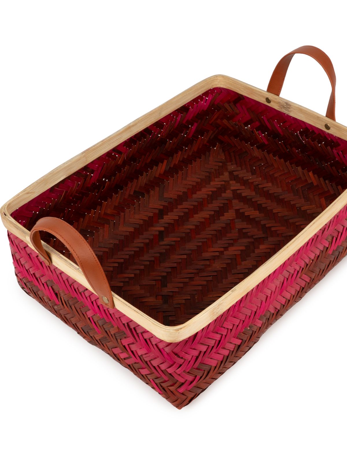 Blush Handcrafted Bamboo Tray - Large - Greenkraft