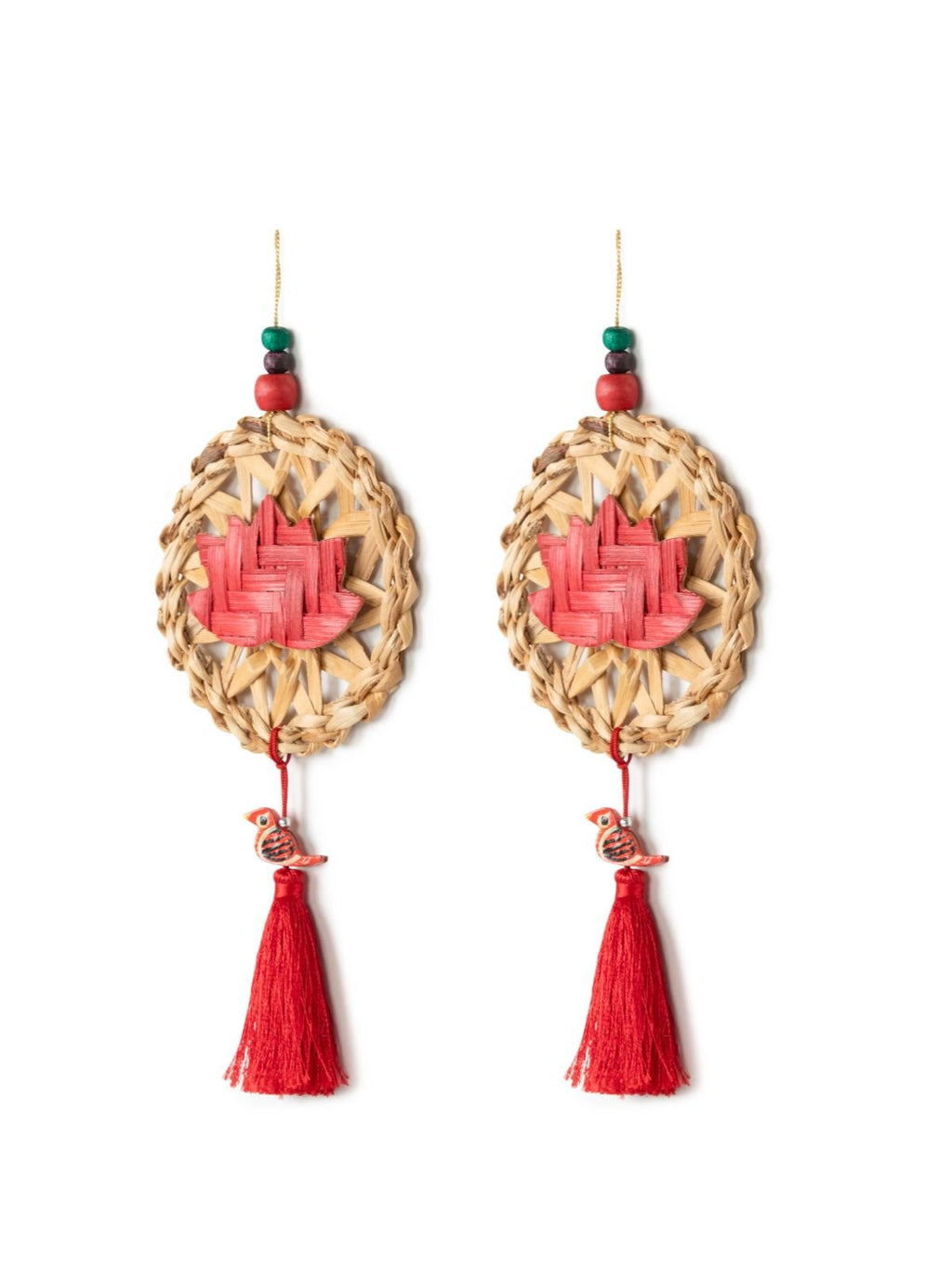 Chakra Lotus Handcrafted Banana Hanging - Set of 2 - Greenkraft