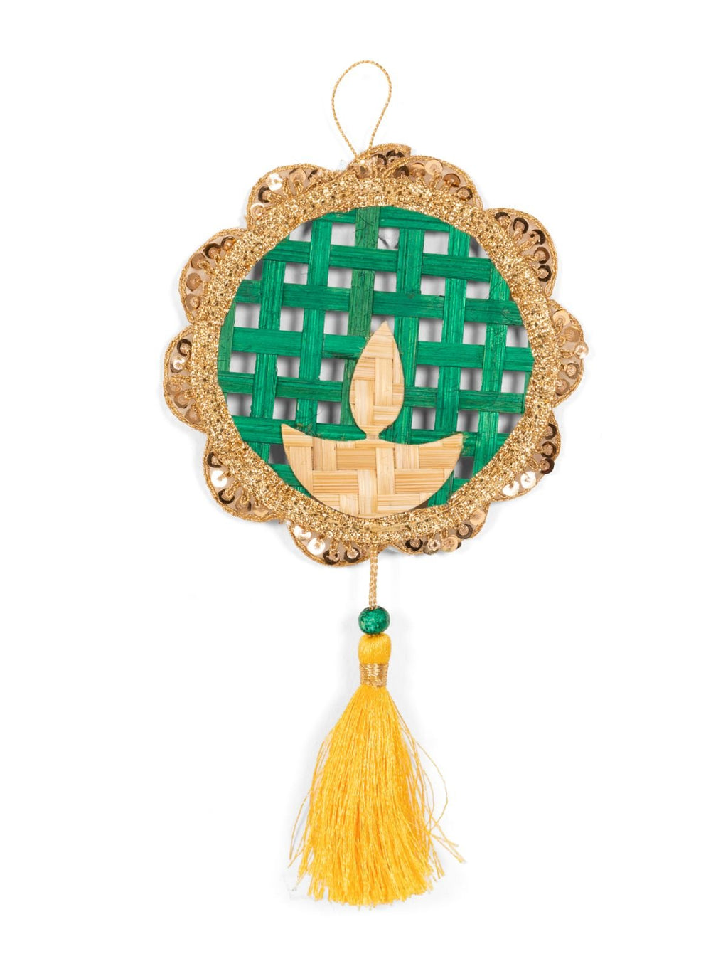 Deepak Handcrafted Bamboo Hanging - Set of 2 - Greenkraft