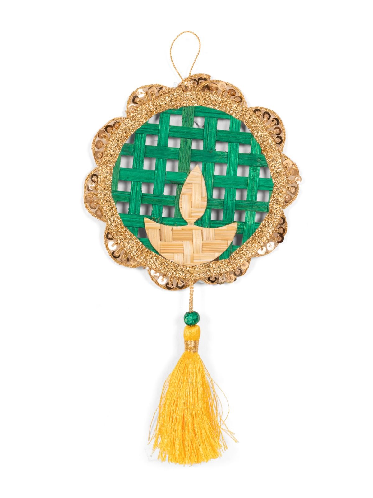 Deepak Handcrafted Bamboo Hanging - Set of 2 - Greenkraft